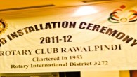 Installation Ceremony – 2011-12 Installation Ceremony On 19th July 2011 Installation ceremony of Rotary Club Rawalpindi was arranged at Pearl Continental hotel Rawalpindi on 19th July,2011. The ceremony started at 6.15pm. Club’s secretary Rtn....